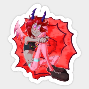 Demon in Heck Sticker